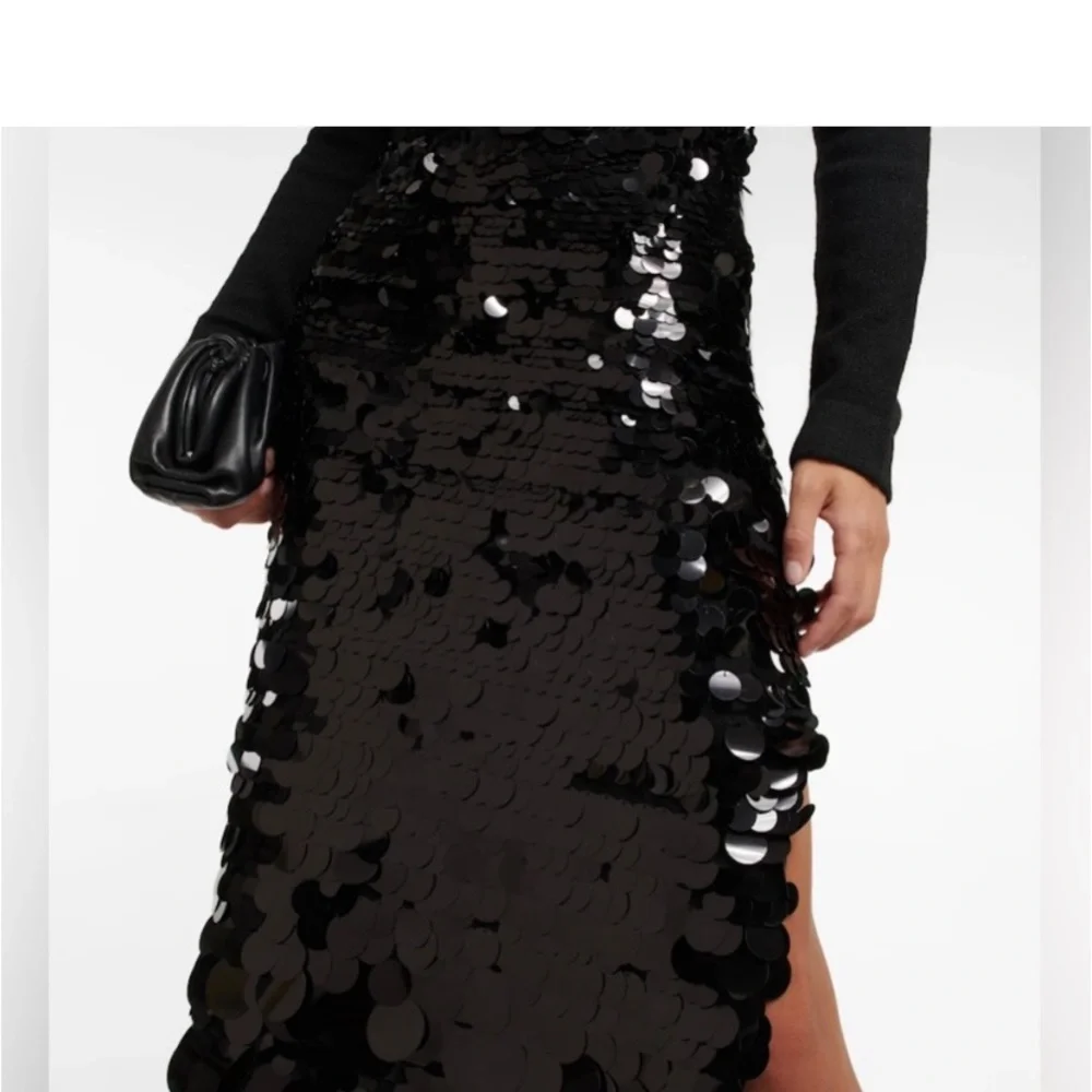 Altuzarra Wynnifred Wool Knit Gradient Pailette Cocktail Dress - Picture 5 of 16